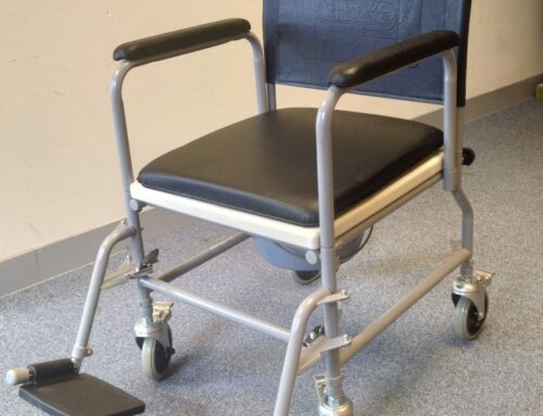 Adjustable Height Mobile Commode